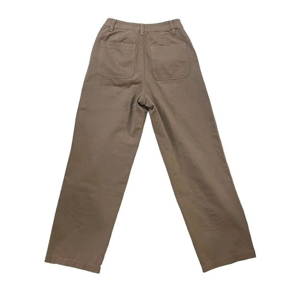 Aritzia Sunday Best Jaden Pant High-waisted Chino in GD Turner Taupe Size 2 - Picture 12 of 15